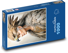 Frau im Körper eines Adlers Puzzle 1000 Teile - 60 x 46 cm