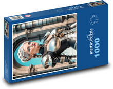 Žena v robotickém obleku Puzzle 1000 dílků - 60 x 46 cm
