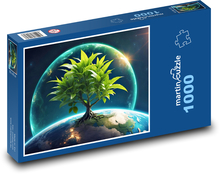 Strom na planetě Zemi Puzzle 1000 dílků - 60 x 46 cm