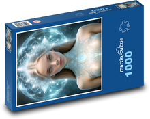 Žena - umělá inteligence Puzzle 1000 dílků - 60 x 46 cm