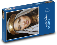 Portrét krásné ženy Puzzle 1000 - 60x46 cm