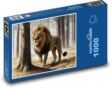 The King of Animals in the Forest Puzzle 1000 pieces - 60 x 46 cm 