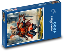 Myš v rytierskom kostýme Puzzle 1000 dielikov - 60 x 46 cm 