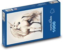 Koń jednorożec Puzzle 1000 elementów - 60x46 cm