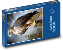 Sokół - ptak, drapieżnik Puzzle 1000 elementów - 60x46 cm