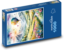 Heißluftballons Puzzle 1000 Teile - 60 x 46 cm