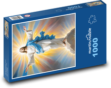 Portrét Ježiša Krista Puzzle 1000 dielikov - 60 x 46 cm 