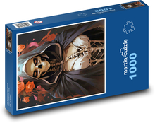 Kostra v kápi Puzzle 1000 dílků - 60 x 46 cm