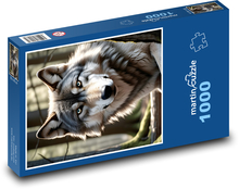 Wolf - ein Biest im Wald Puzzle 1000 Teile - 60 x 46 cm