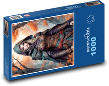 Žena - dievča Puzzle 1000 dielikov - 60 x 46 cm 