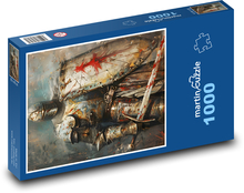 Rycerz Wojownik Puzzle 1000 elementów - 60x46 cm