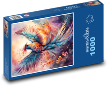 Bájný pták fénix Puzzle 1000 dílků - 60 x 46 cm