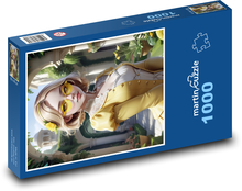 Pózující žena Puzzle 1000 - 60x46 cm