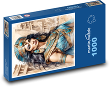 Isis - Göttin, Frau Puzzle 1000 Teile - 60 x 46 cm