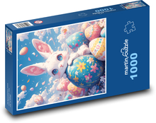 Veľkonočné zajačiky Puzzle 1000 dielikov - 60 x 46 cm 