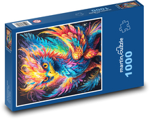 Pták - Griffin, fantazie Puzzle 1000 dílků - 60 x 46 cm