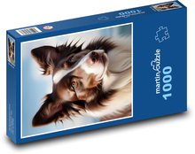 Border Collie Puzzle 1000 Teile - 60 x 46 cm