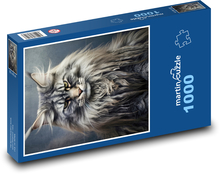 Katze - Tier, Haustier Puzzle 1000 Teile - 60 x 46 cm