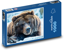 Braunbär - Tier, Säugetier Puzzle 1000 Teile - 60 x 46 cm