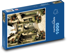 Flowers on the street in the city Puzzle 1000 pieces - 60 x 46 cm