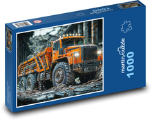 Truck in the forest Puzzle 1000 pieces - 60 x 46 cm