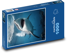Shark with teeth drawn Puzzle 1000 pieces - 60 x 46 cm 