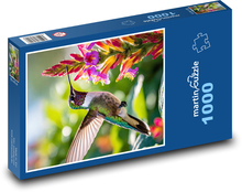 Kolibřík na květině Puzzle 1000 dílků - 60 x 46 cm