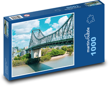 Most przez rzekę przy ul. Puzzle 1000 elementów - 60x46 cm