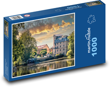 Zehdenick - sunset, Germany Puzzle 1000 pieces - 60 x 46 cm 