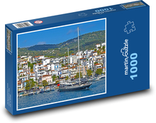 Prístav s loďami Puzzle 1000 dielikov - 60 x 46 cm 