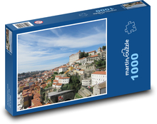Město v Portugalsku Puzzle 1000 dílků - 60 x 46 cm