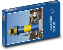 Lighthouse - coast, city Puzzle 1000 pieces - 60 x 46 cm 
