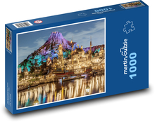 Disney - Nachtstadt, Meer Puzzle 1000 Teile - 60 x 46 cm