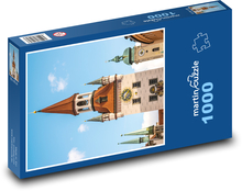 Veža - námestie Puzzle 1000 dielikov - 60 x 46 cm 