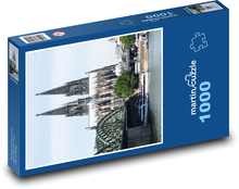 Hohenzollernbrücke - Köln, Deutschland Puzzle 1000 Teile - 60 x 46 cm