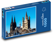 Kolýn nad Rýnem - Německo, kostely Puzzle 1000 dílků - 60 x 46 cm