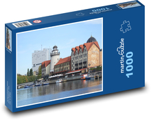 Budovy - město Puzzle 1000 dílků - 60 x 46 cm
