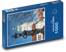 Socha - Osvetlenie Puzzle 1000 dielikov - 60 x 46 cm 