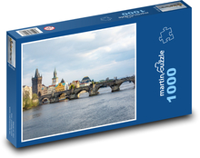 Charles Bridge - Vltava River Puzzle 1000 pieces - 60 x 46 cm 