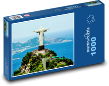 Brazil - Rio, statue Puzzle 1000 pieces - 60 x 46 cm 