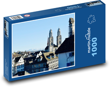 Zurych - Szwajcaria Puzzle 1000 elementów - 60x46 cm