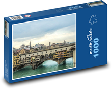 Ponte vecchio - Florencia, Taliansko Puzzle 1000 dielikov - 60 x 46 cm