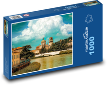 Gebäude - Schloss Puzzle 1000 Teile - 60 x 46 cm