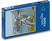 Brücke - Fluss Puzzle 1000 Teile - 60 x 46 cm