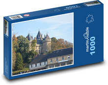 Zamek Combourg - Francja Puzzle 1000 elementów - 60x46 cm