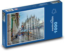 Dome Square - Milan, Italy Puzzle 1000 pieces - 60 x 46 cm 