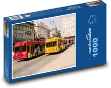Belgrad - Serbia, tramwaj Puzzle 1000 elementów - 60x46 cm
