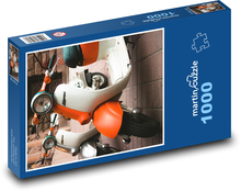 Retro motorka Puzzle 1000 dílků - 60 x 46 cm