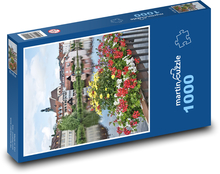 Cityscape with flowers Puzzle 1000 pieces - 60 x 46 cm
