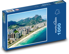 Brazylia - Rio, wybrzeże Puzzle 1000 elementów - 60x46 cm